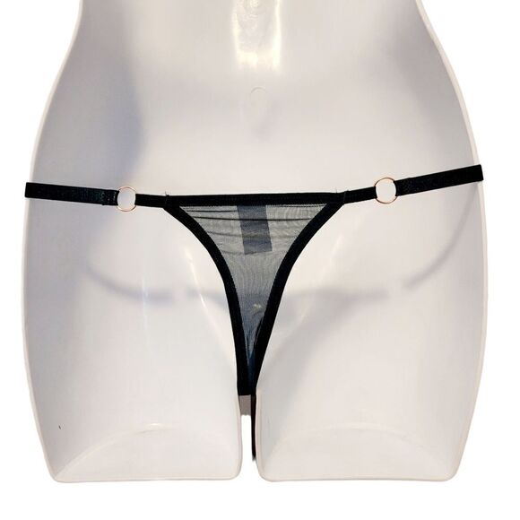 2/$20 Brand New Green Top Fashion Lace T-back Panties One Size - Picture 4 of 4